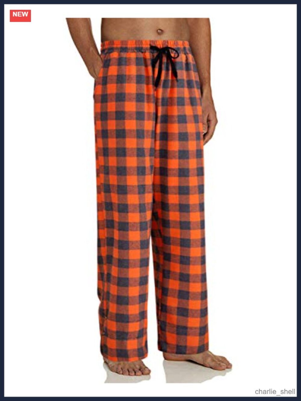 Men's Heavyweight Flannel Pajama Pants Plaid Cotton PJ Bottoms Sleepwear